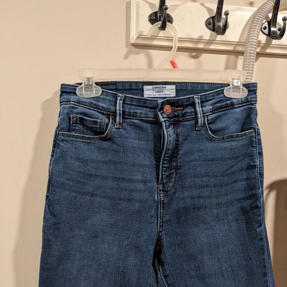 Levi's High-Rise Ankle Straight Jeans women's size 26 - Picture 2 of 6